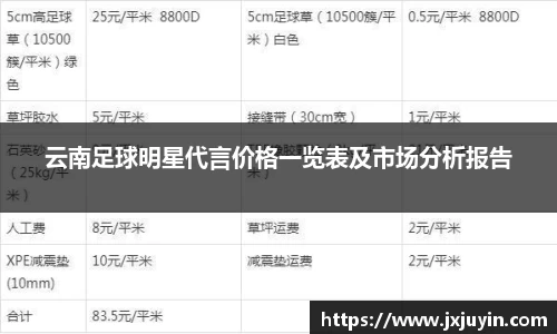 云南足球明星代言价格一览表及市场分析报告